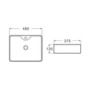 Above Counter Basin 480mm - Beyond Bathware