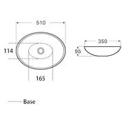 Above Counter Basin 510mm - Beyond Bathware
