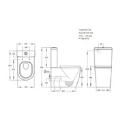 Ambulant Box Rim Toilet Suite Gloss White - Beyond Bathware