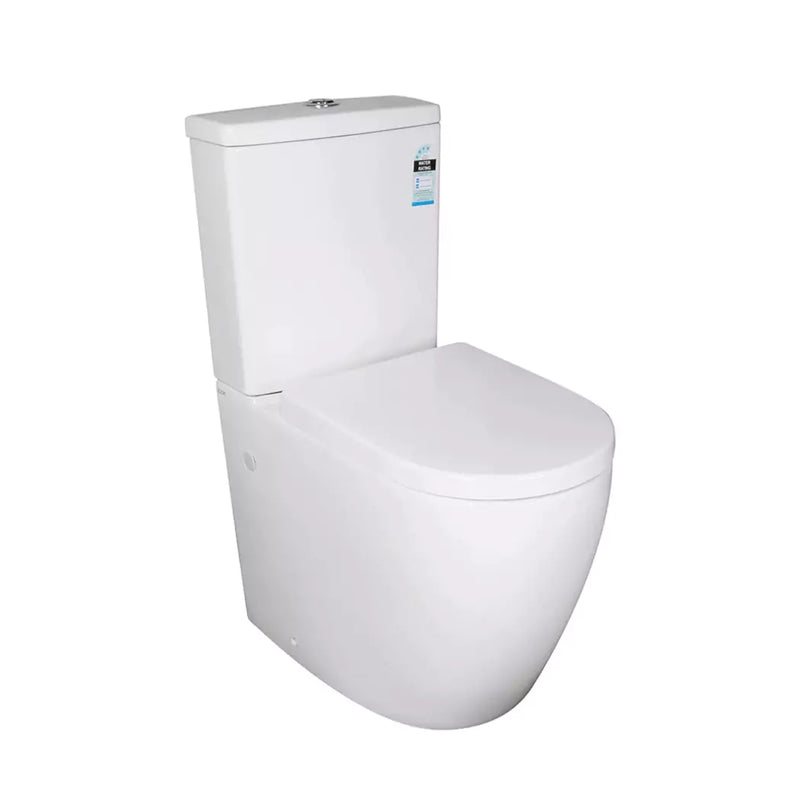 Ambulant Box Rim Toilet Suite Gloss White - Beyond Bathware