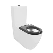 Asta Disable Rimless Toilet Rimless Flush Pan Gloss White - Beyond Bathware