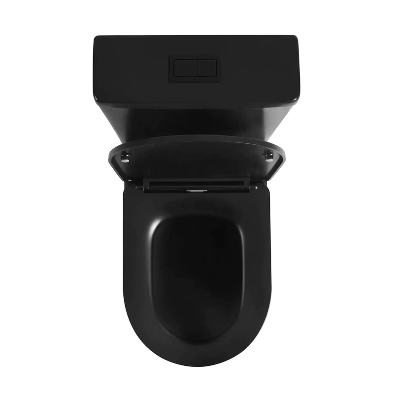 Avis Rimless Back To Wall Toilet Suite Matte Black - Beyond Bathware