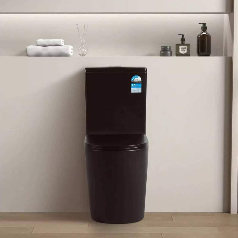 Avis Rimless Back To Wall Toilet Suite Matte Black - Beyond Bathware