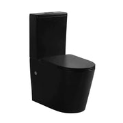 Avis Rimless Back To Wall Toilet Suite Matte Black - Beyond Bathware