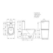 Avis Rimless Junior Wall Faced Toilet Suite - Beyond Bathware