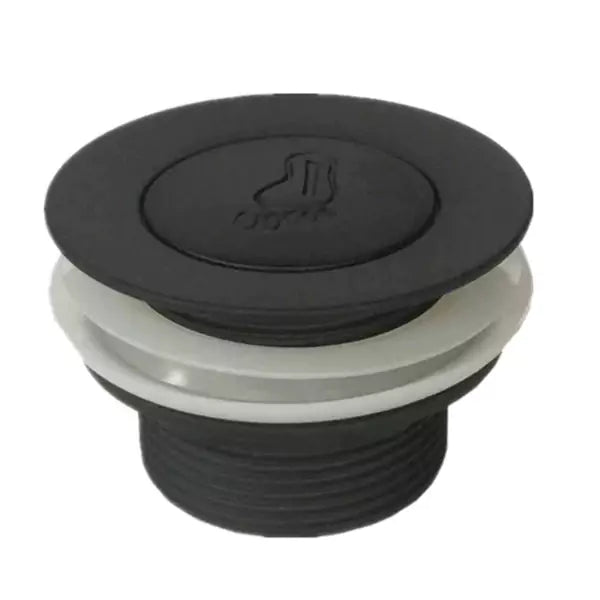 Bathtub Pop-Up Waste Non-Overflow Matte Black 40mm - Beyond Bathware