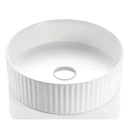 Bellevue Fluted Above Counter Basin 360mm - Beyond Bathware