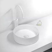 Bellevue Fluted Above Counter Basin 360mm - Beyond Bathware