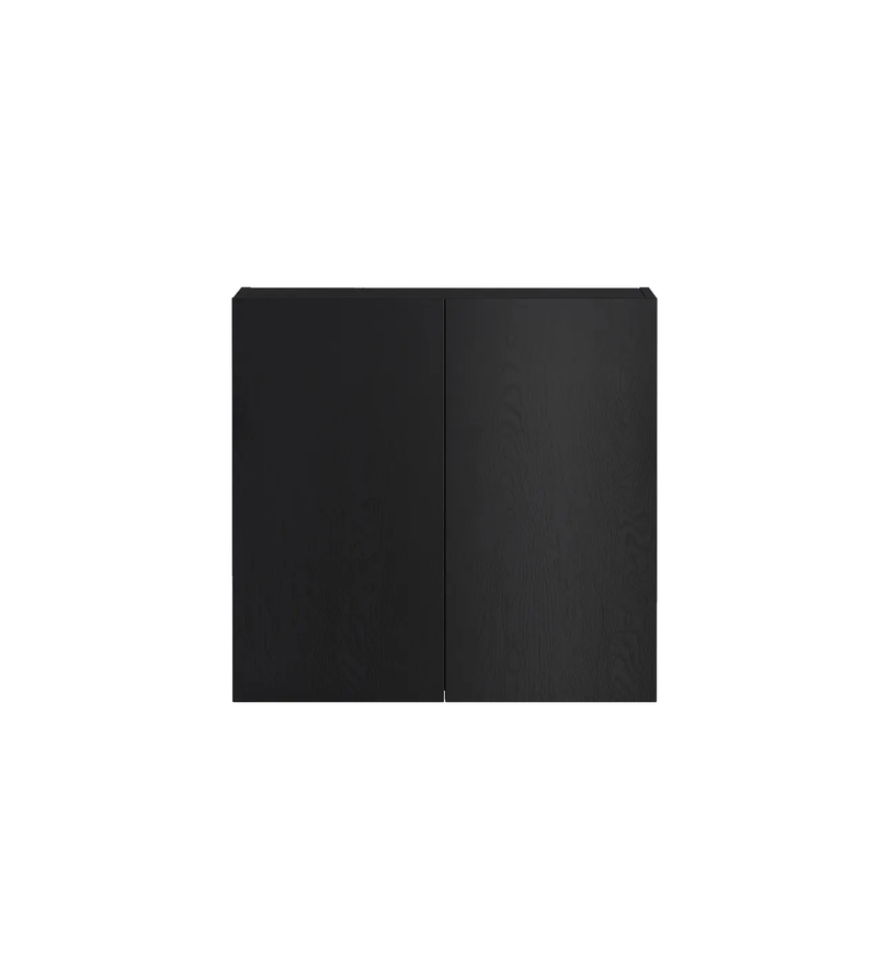 OTTI BYRON BLACK OAK 1960MM LAUNDRY AND WALL CABINET WITH STONE TOP & SINK (PACKAGE-A)