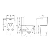 Elvera Back To Wall Toilet Suite - Beyond Bathware