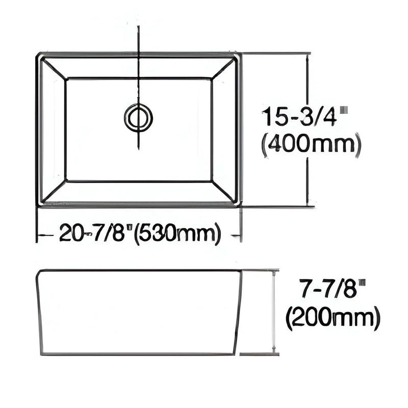 Fermentale Ceramic Kitchen Sink 530mm - Beyond Bathware