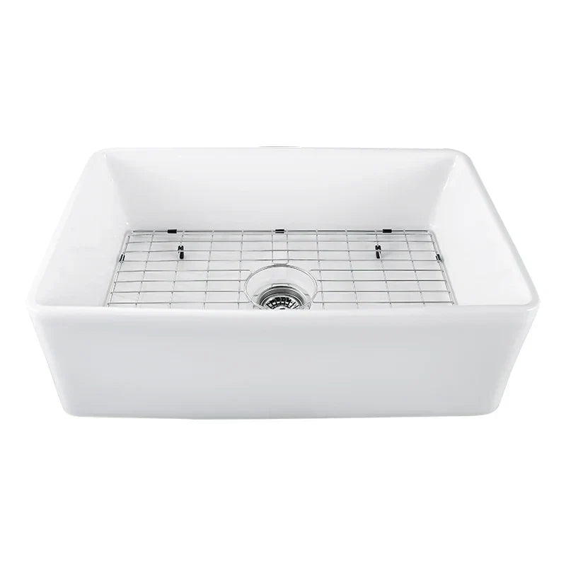Fermentale Ceramic Kitchen Sink White 840mm - Beyond Bathware