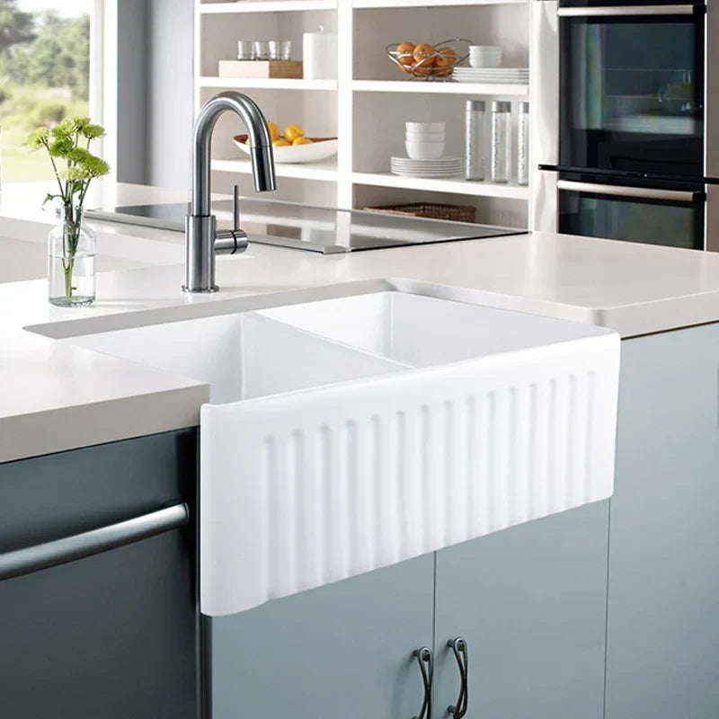 Fermentale Ceramic Kitchen Sink White - Beyond Bathware