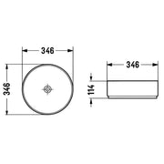 Fine Ceramic Basin 355mm - Beyond Bathware