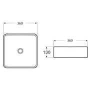 Fine Ceramic Basin 360mm - Beyond Bathware