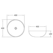 Fine Ceramic Basin 405mm - Beyond Bathware