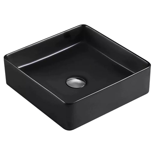 Fine Ceramic Basin Matte Black 360mm - Beyond Bathware