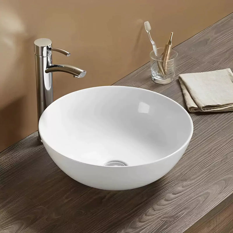 Fine Ceramic Basin Ultra Slim 405mm - Beyond Bathware