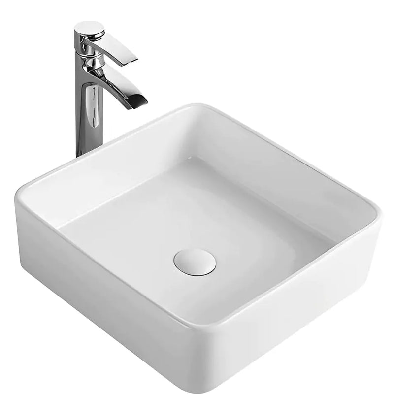 Fine Ceramic Basin Ultra Slim 415mm - Beyond Bathware