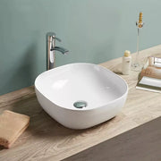 Fine Ceramic Basin Ultra Slim Gloss White 415mm - Beyond Bathware