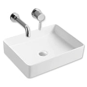 Fine Ceramic Basin Ultra Slim Gloss White 500mm - Beyond Bathware