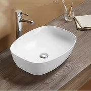 Fine Ceramic Basin Ultra Slim Gloss White 505mm - Beyond Bathware