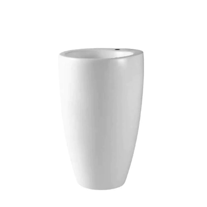 Freestanding Ceramic Basin With No Overflow 550mm - Beyond Bathware