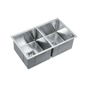 Handmade Double Bowl Kitchen Sink 1000mm - Beyond Bathware