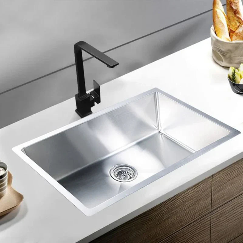 Handmade Stainless Steel Kitchen Sink 750mm - Beyond Bathware
