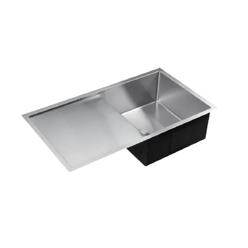 Handmade Stainless Steel Single Bowl Kitchen Sink 810mm - Beyond Bathware