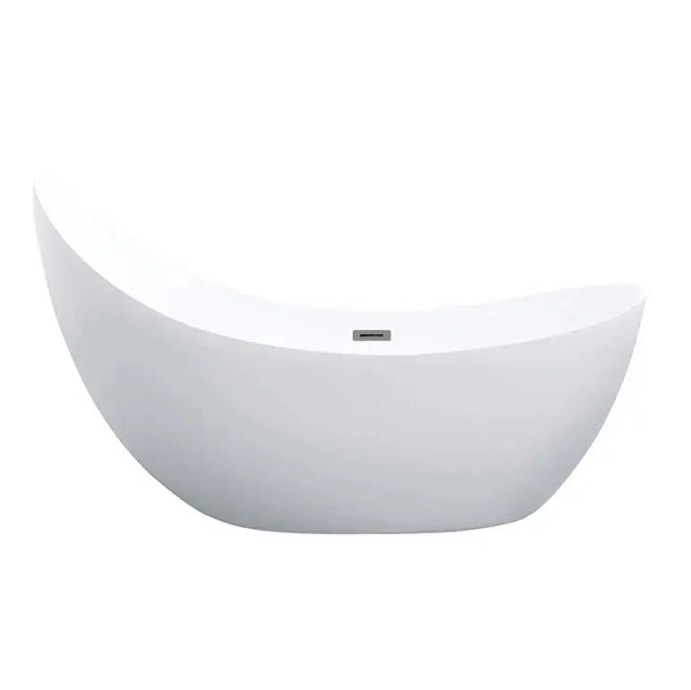 Posh Freestanding Bathtub - Overflow - Aqualux Bathrooms- Poseidon