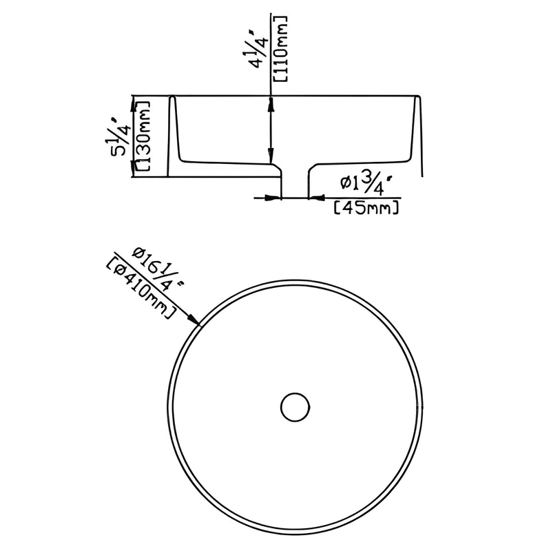 Quartz Art Basin 410mm - Beyond Bathware