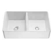Quartz Undermount Double Bowl Kitchen Sink 838mm - Beyond Bathware