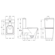 Qubist BTW Toilet Suite Gloss White - Beyond Bathware