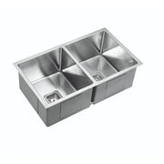 Stainless Steel Double Sink 750mm - Beyond Bathware