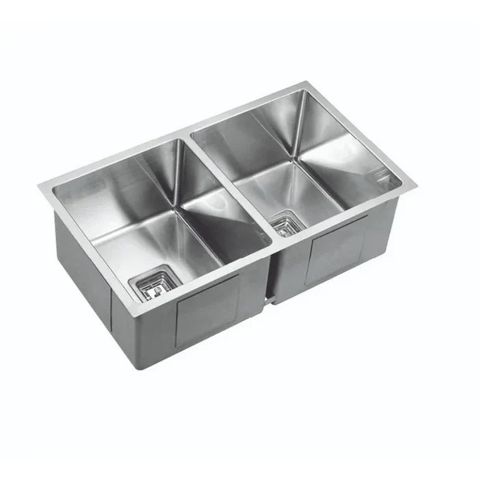 Stainless Steel Double Sink 750mm - Beyond Bathware
