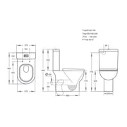 Teo Back To Wall Toilet Suite - Beyond Bathware