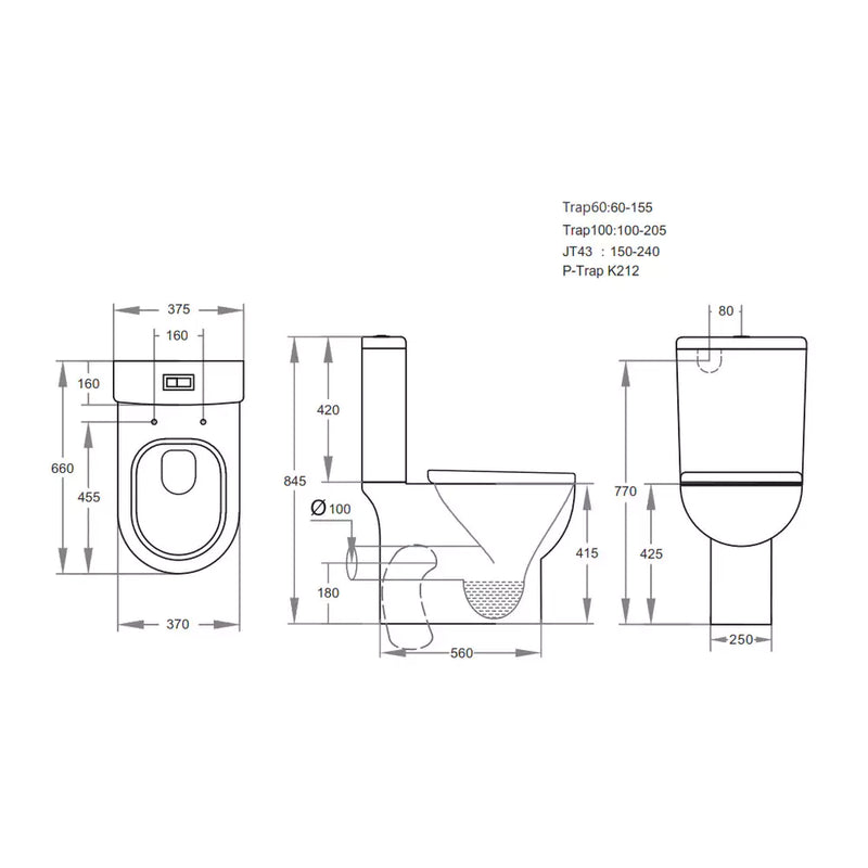 Teo Back To Wall Toilet Suite - Beyond Bathware