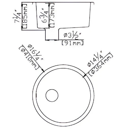 Undermount Kitchen Sink 410mm - Beyond Bathware